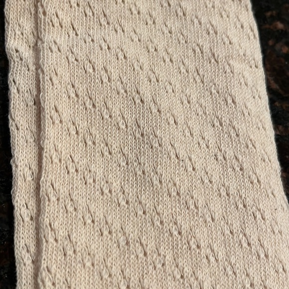 One Size Over The Knee Eyelet Long Socks With Big Eyelet Bow Set of 2 - Picture 4 of 13